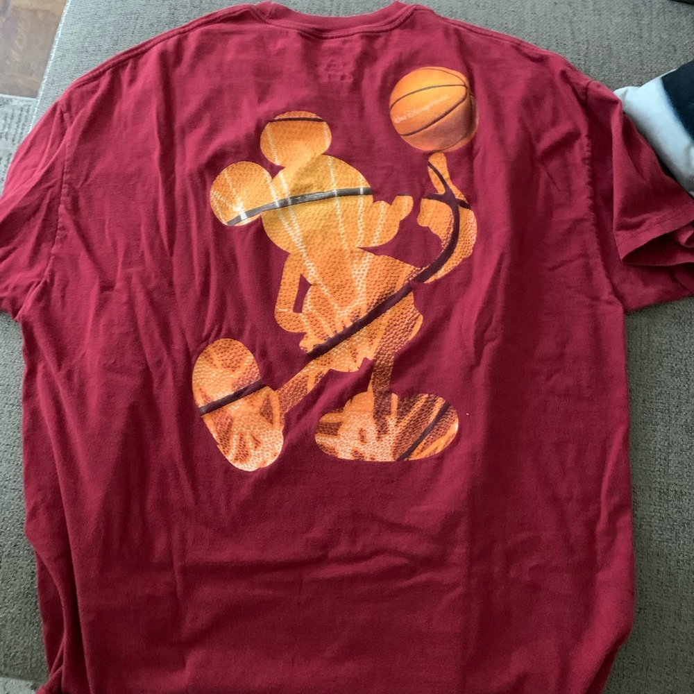 Disney world Mickey basketball shirt